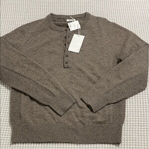 Zara Men's Brown Crewneck Sweater